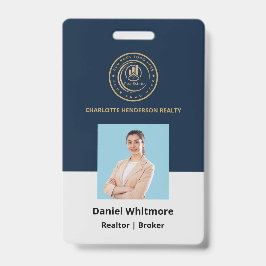 Crachá Real Estate Agent | Custom Logo Property Branding