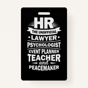 Crachá Recursos humanos orgulhosos