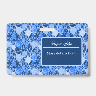 Crachá Rede Neural Neurônios Azuis