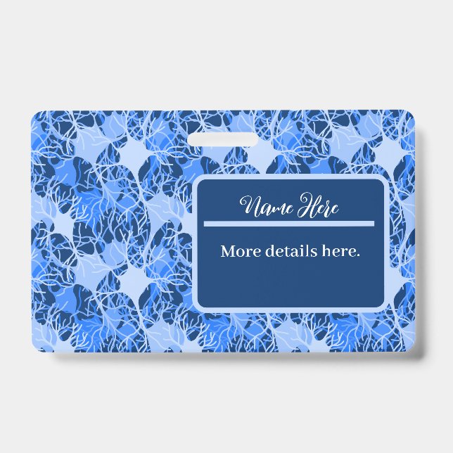 Crachá Rede Neural Neurônios Azuis (Frente)