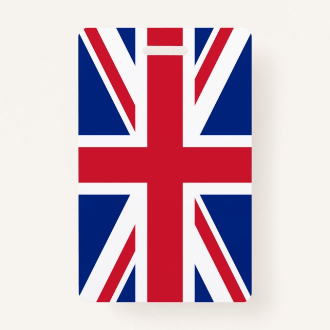 Crachá Reino Unido União Jack Flag das Colônias britânica (Frente)
