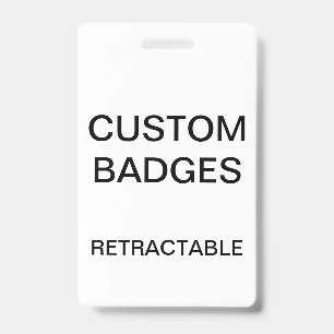CRACHÁ RETRÁTIL personalizado costume do GRAMPO