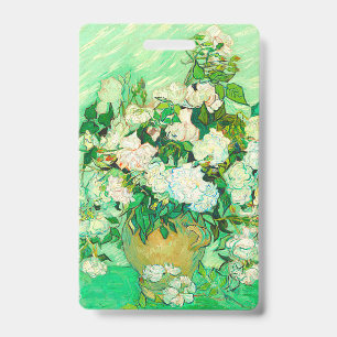Crachá Rosas Brancas de Van Gogh