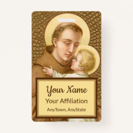 Crachá Rua. Anthony & the Cristo Child (JM 05; Estilo 2)