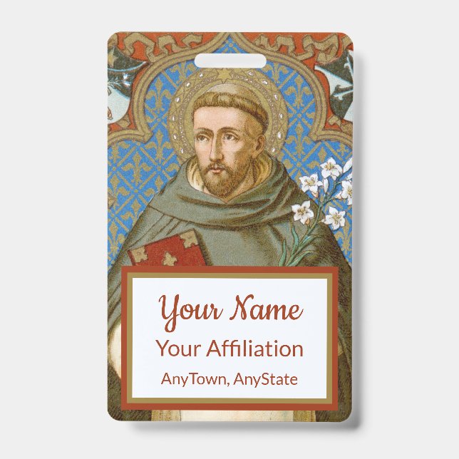 Crachá Rua. Dominic de Guzman (BK 011) (Frente)