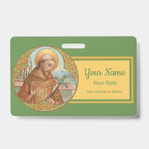 Crachá Rua. Francis of Assisi (BK 002)