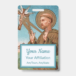 Crachá Rua. Francis of Assisi, Pater Seraphicus (SAU 040)