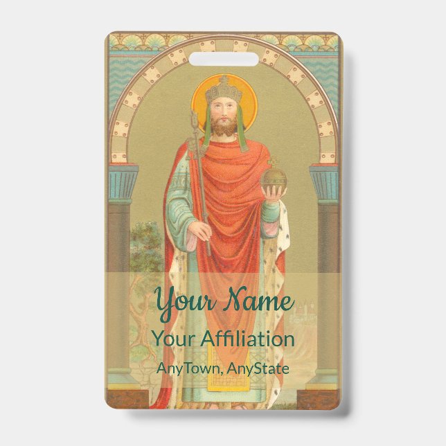 Crachá Rua. Henry II, Imperador (BBS 10; Estilo 1) (Frente)