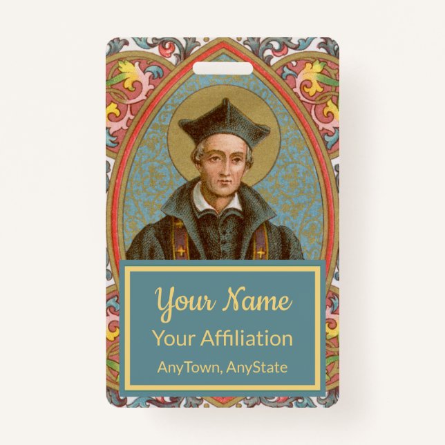 Crachá Rua. Ivo de Kermartin (BK 015) (Frente)