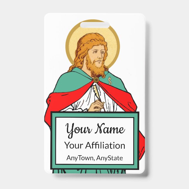 Crachá Rua. Luke, querido Médico (RLS 08; MedVers.) (Frente)