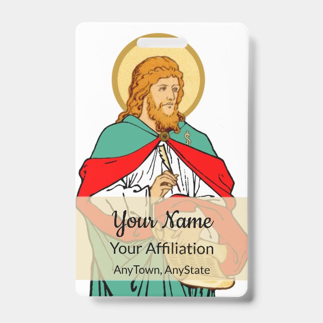 Crachá Rua. Luke, querido Médico (RLS 08; MedVers.) (Frente)