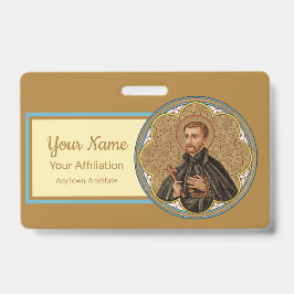 Crachá Rua. Peter Claver (BK 058; Estilo 2)