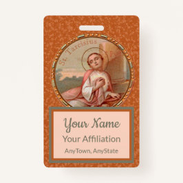 Crachá Rua. Tarcisius of Roma Roundel (BF 004)