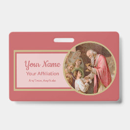 Crachá Rua. Tarcisius recebendo o Eucarista (BL 02)