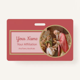 Crachá Rua. Tarcisius recebendo o Eucarista (BL 02)