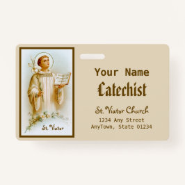 Crachá Rua. Viator de Lyon, Catecista (BF 02)