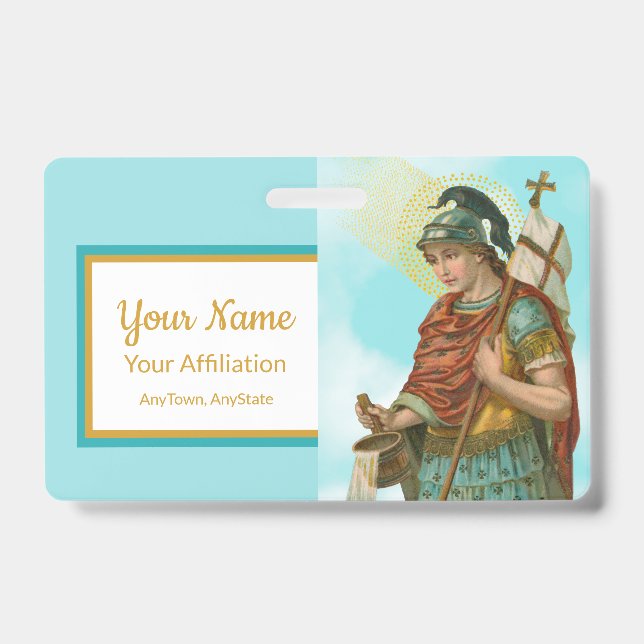 Crachá Ruas. Florim com Balde (céu limpo; M 019) (Frente)