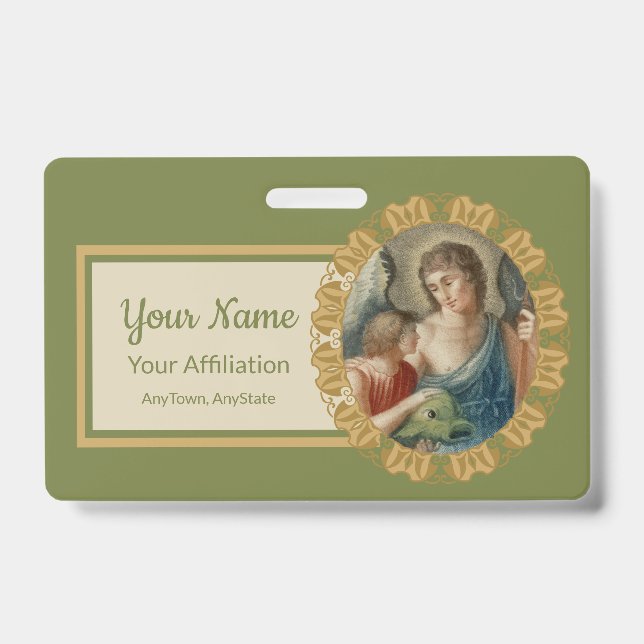 Crachá Ruas: Rafael Arcanjo (M 012) (Frente)