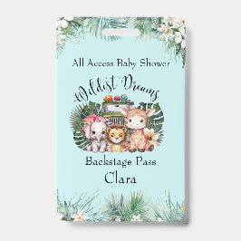 Crachá Safari Sonhos Mais Selvagens: Churrasco de Bebê no