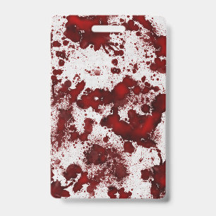 Crachá Salpico de Sangue Caído