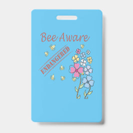 Crachá Salve as abelhas