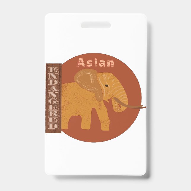 Crachá Salve os Elefantes (Frente)