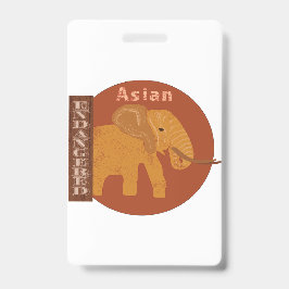 Crachá Salve os Elefantes