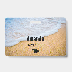 Crachá Sandy Beach com Surf Foamy