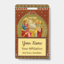 Crachá Santa Cecília de Roma (SNV 36, Estilo 3)