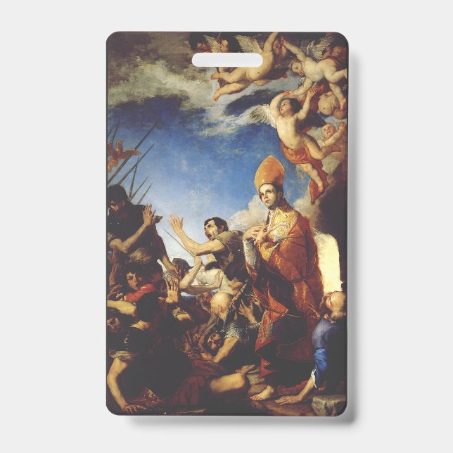 Crachá Santo Januarius Bishop de Benevento (Frente)