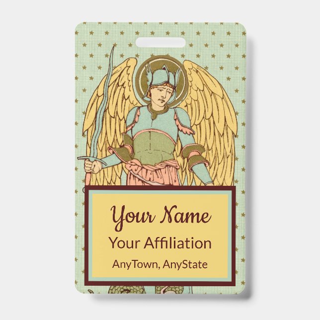 Crachá São Miguel Arcanjo (RLS 12) (Frente)