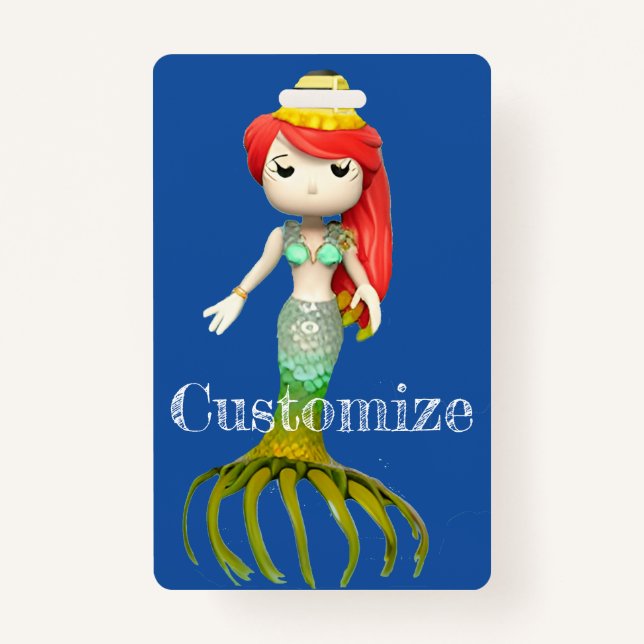 Crachá Sereia Cuja Sereia É Gastante, Thunder_Cove (Frente)