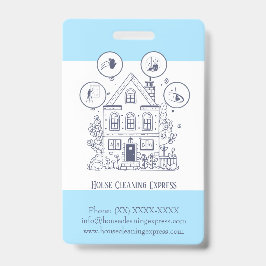 Crachá Serviços de Limpeza Doméstica Encantadores