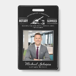 Crachá Serviços Notícias Vintage Professional Black Perso