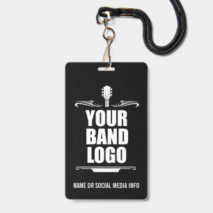 Crachá Seu Logotipo de Banda