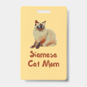 Crachá Siamese Cat Mãe