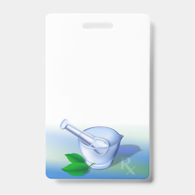 Crachá Símbolo de farmácia (Front)