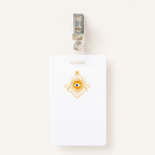 Crachá Símbolo de maçonaria