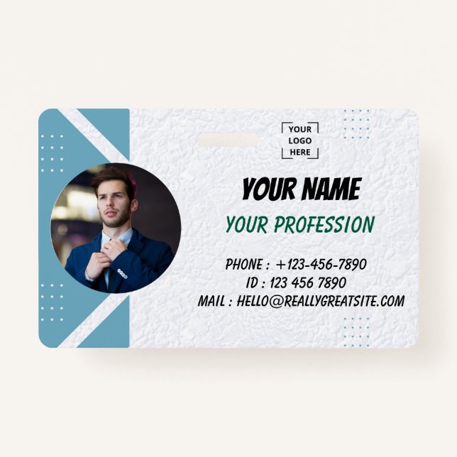Crachá Small Business Employee ID Card (Frente)