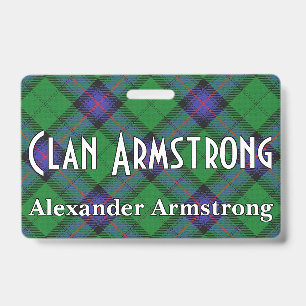 Crachá Snappy Clan Armstrong Tartan