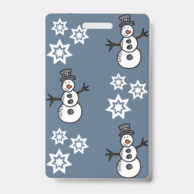 Crachá Snowman (Frente)