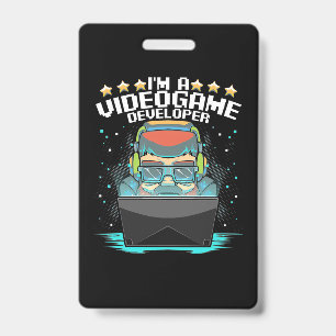 Crachá Sou Um Desenvolvedor De Jogo De Vídeo
