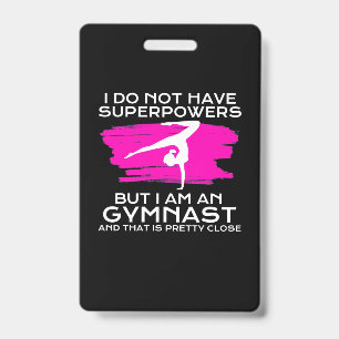 Crachá Sou Um Gymnast E Isso É Bonito