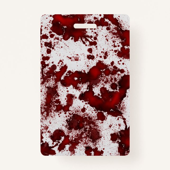 Crachá Splatter De Sangue (Frente)