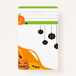 Crachá Spooky Halloween Button Pin – Cute Ghost Badge | T