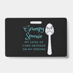 Crachá Spoonie Mal-Humorado