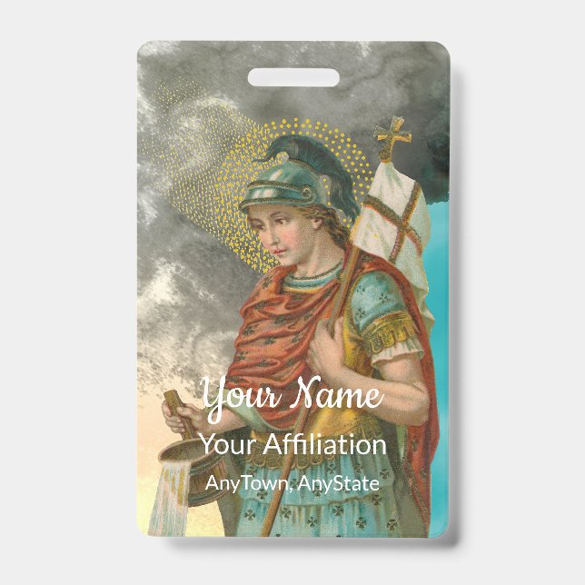 Crachá St. Florian com Balde (Ambos; M 019) (Frente)