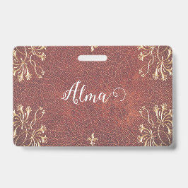 Crachá Sucatas de mel de ouro - personalizadas