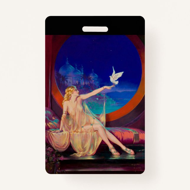 Crachá Sultana, a Concubina do Sultão Árabe, em 1925 (Frente)