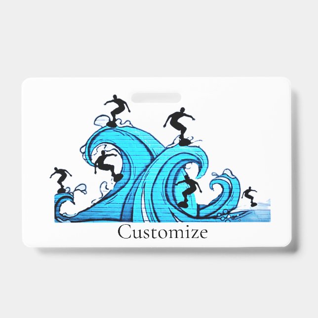 Crachá Surfistas em toda parte Thunder_Cove  (Frente)